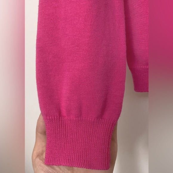J. Crew Crewcuts Pink Button Down Cotton Cardigan Sweater Size 10 - Picture 6 of 7
